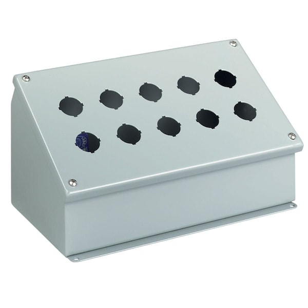 Captive Screws Electrical Enclosures, 7-1/4 in H, 6.66 in D, 13 in W
